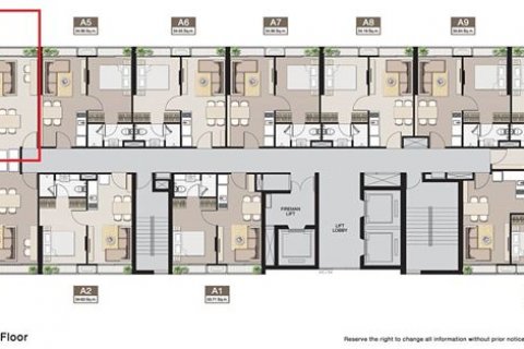 Condo à Bangkok, Thaïlande, 1 chambre № 144192 - photo 3