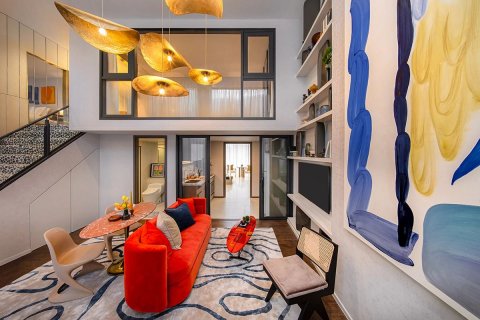 Дуплекс в Ратчатхеви, Бангкок, Таиланд с 2 спальнями  № 141534 - фото 1