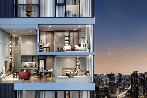 Дуплекс в Ратчатхеви, Бангкок, Таиланд с 2 спальнями  № 141534 - фото 11