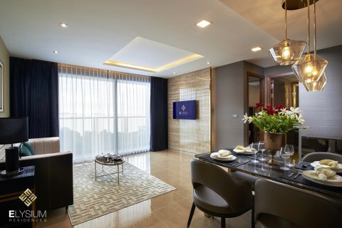 Квартира в Паттайе, Таиланд с 2 комнатами  № 123269 - фото 1