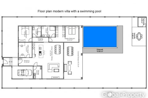 Дом в Паттайе, Таиланд с 3 спальнями  № 119811 - фото 23
