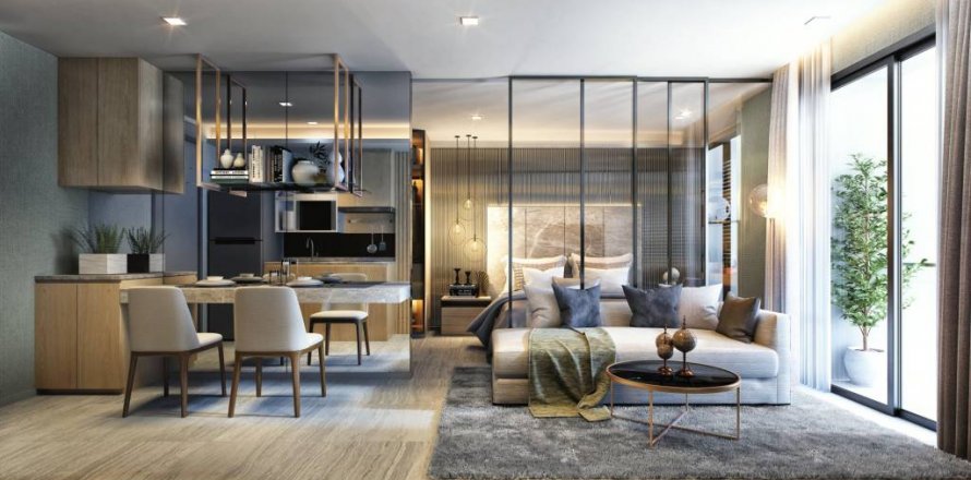 Кондоминиум с 1 спальней в Бангкоке, Таиланд № 86462