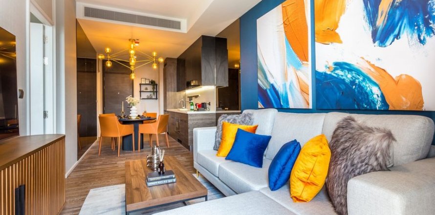 Condo à Bangkok, Thaïlande, 1 chambre № 143052