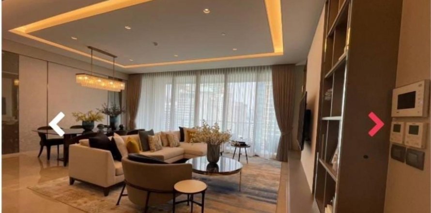 Кондоминиум с 3 спальнями в Патхум Ване, Бангкок, Таиланд № 123608