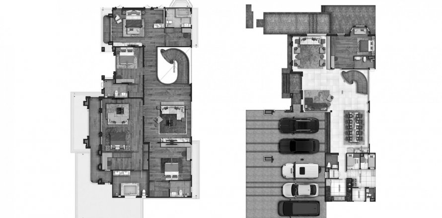 Планировка Дома «5BR-25» 5 спален в ЖК Grand Bangkok Boulevard Chaengwatthana-Ratchaphruek