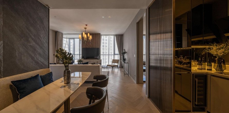 Квартира в The Reserve Sathorn, Бангкок, Таиланд с 2 спальнями  № 130808