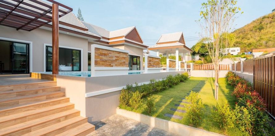 Вилла в Пран Бури, Таиланд с 3 спальнями  № 104778