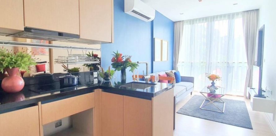 Condo à Bangkok, Thaïlande, 1 chambre № 124858