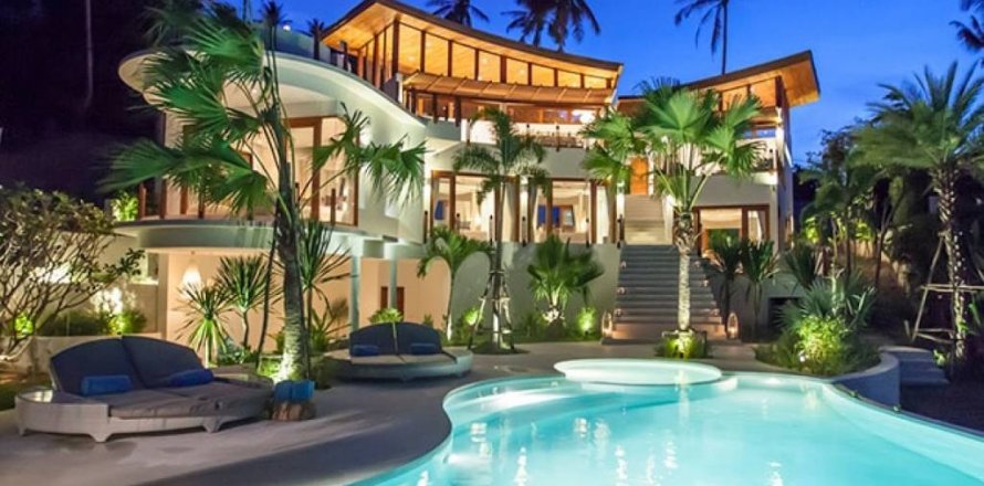 Villa à Ko Samui, Thaïlande 4 chambres № 125952