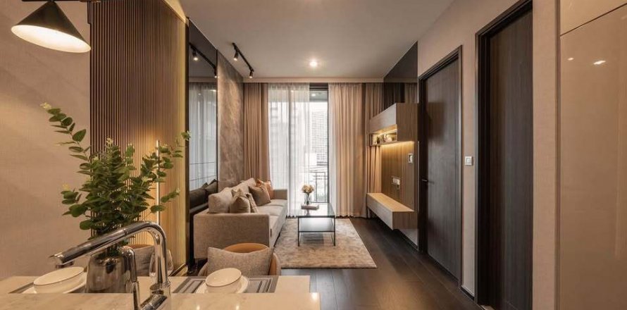 Студия в кондо в Ваттхане, Бангкок, Таиланд № 142272