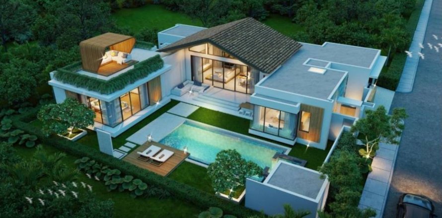 Вилла в Пхукете, Таиланд с 4 спальнями  № 132778