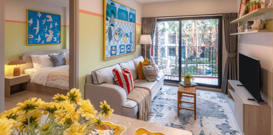 Condo in Hua Hin, Thailand, 1 bedroom in Cabanas Hua Hin  № 123590