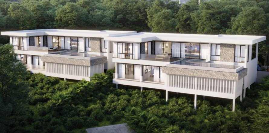 Villa à Ko Samui, Thaïlande 3 chambres № 132701