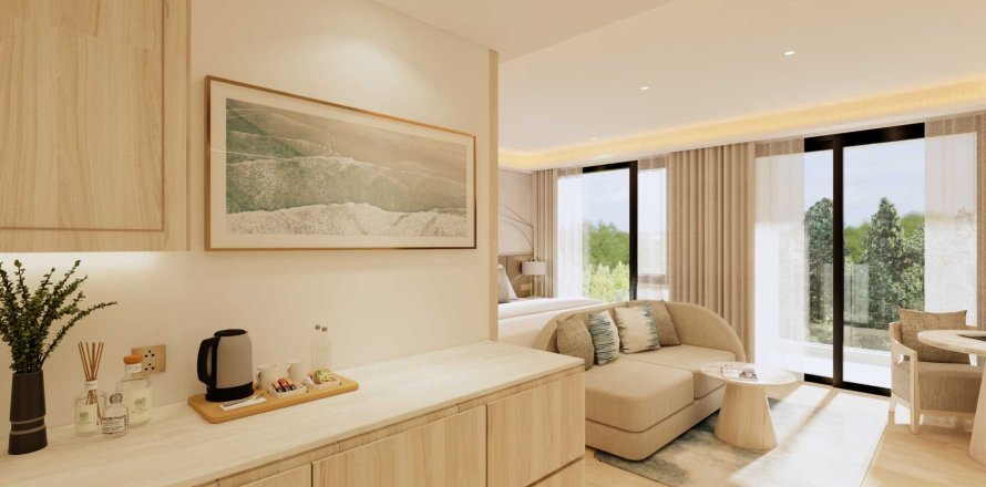 Condo sur Naithon Beach, Thaïlande, 2 chambres  № 84812