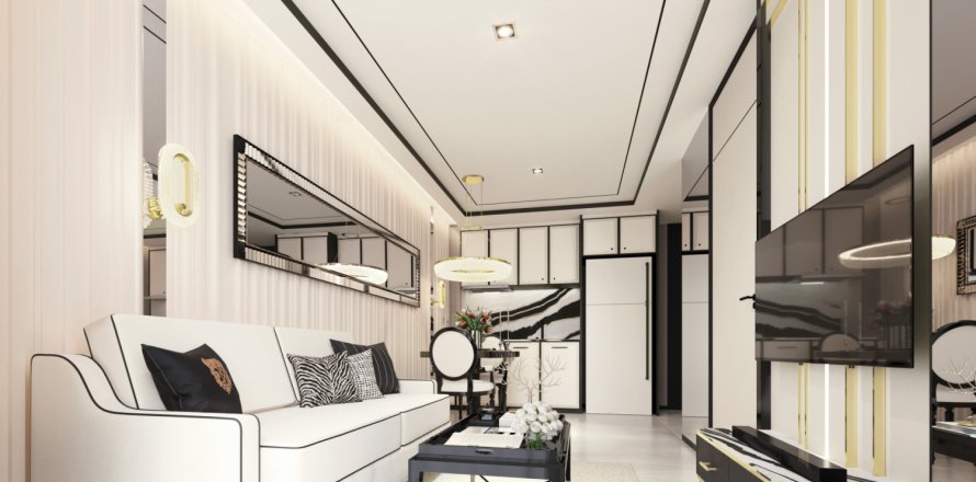 Кондоминиум с 1 спальней в Банг Ламунге, Таиланд № 124030