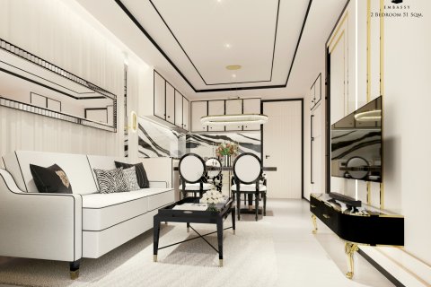 Condo à Bang Lamung, Thaïlande, 2 chambres  № 124031 - photo 1