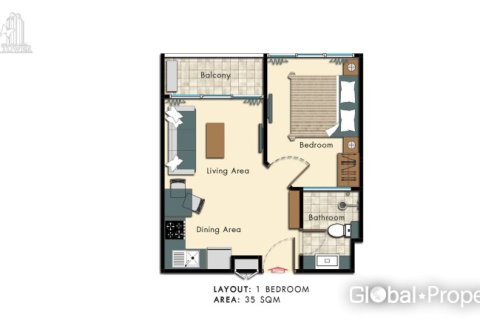 Hors-plan City Garden Tower à Pattaya, Thaïlande № 27647 - photo 21