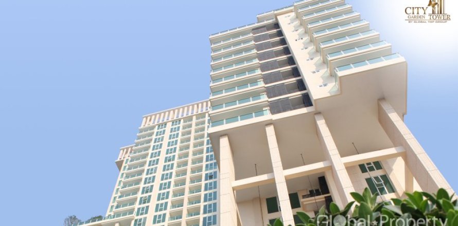 Condo à Pattaya, Thaïlande, 1 chambre à City Garden Tower  № 81993