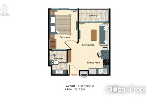 Hors-plan City Garden Tower à Pattaya, Thaïlande № 27647 - photo 20