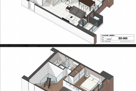 Condo à Bangkok, Thaïlande, 1 chambre  № 143971 - photo 12