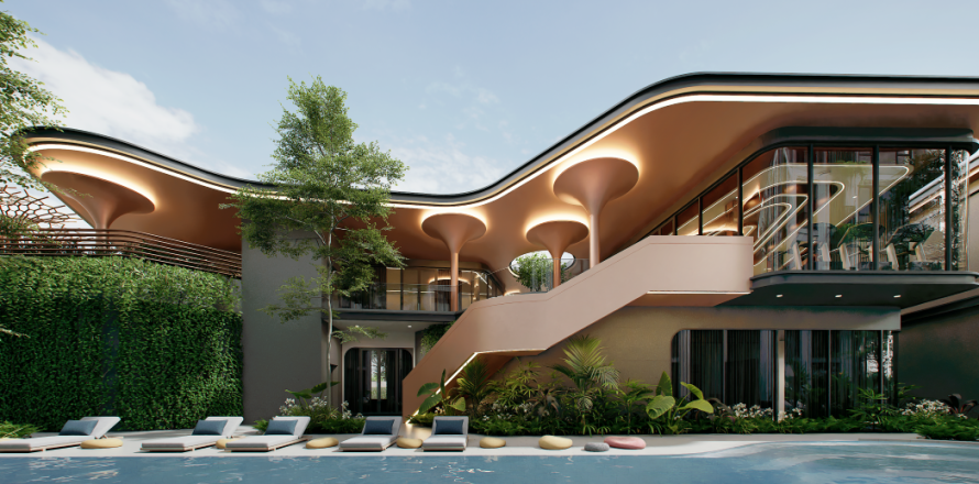 Condo à Phuket, Thaïlande, 2 chambres à Bellevue Lagoon  № 120804