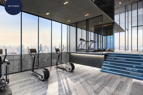 Кондоминиум с 2 спальнями в Бангкоке, Таиланд № 144129 - фото 9