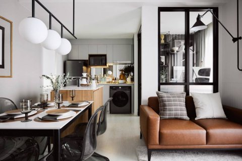 Кондоминиум с 1 спальней в Бангкоке, Таиланд № 124735 - фото 1