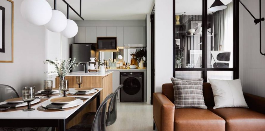 Кондоминиум с 1 спальней в Бангкоке, Таиланд № 124735