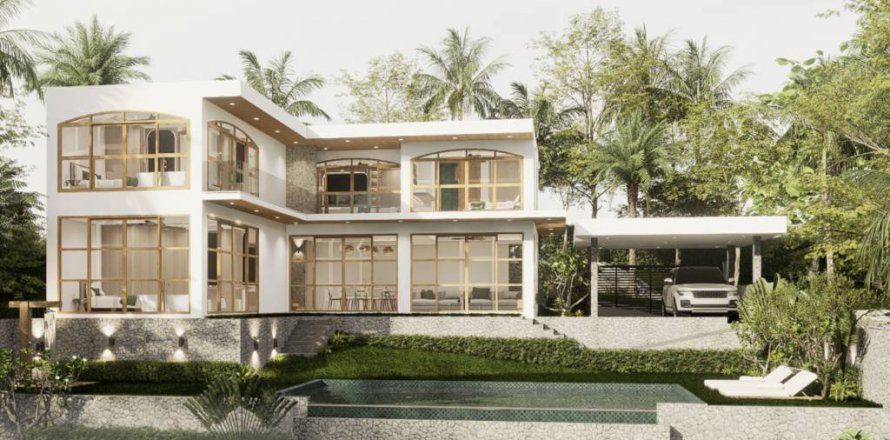 Вилла в Самуи, Таиланд с 5 спальнями  № 144418