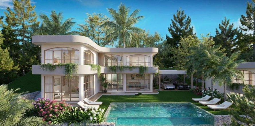 Villa à Ko Samui, Thaïlande 4 chambres № 144419