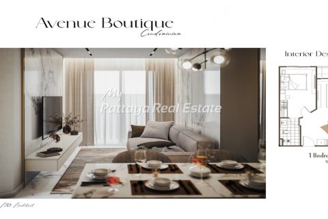 Кондоминиум с 1 спальней в Паттайе, Таиланд № 125734 - фото 2