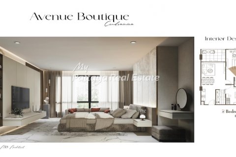 Кондоминиум с 2 спальнями в Паттайе, Таиланд № 125733 - фото 2