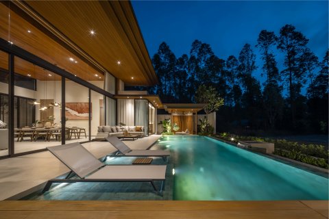 Вилла в Банг Тао, Таиланд с 4 комнатами  № 74469 - фото 3