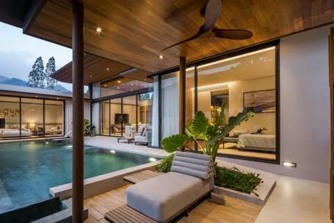 Вилла в Банг Тао, Таиланд с 4 комнатами  № 74469 - фото 2