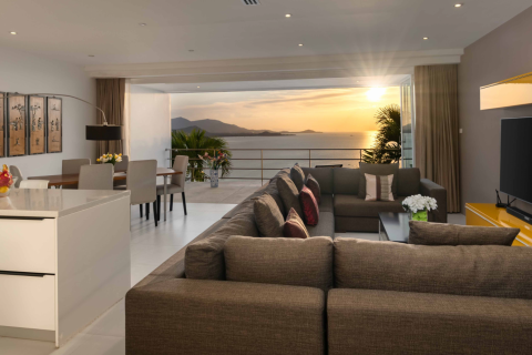 Кондоминиум с 3 спальнями в Самуи, Таиланд № 126818 - фото 3