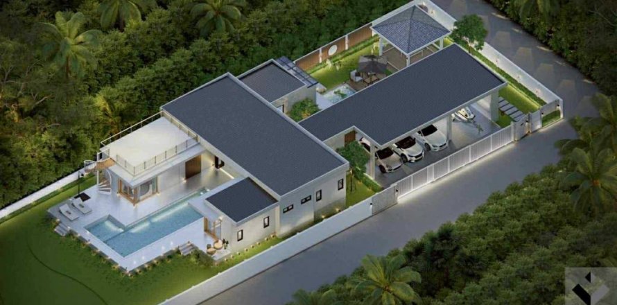 Вилла в Ао-Нанге, Таиланд с 3 спальнями  № 132596