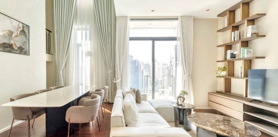 Дуплекс в Бангкоке, Таиланд с 3 спальнями  № 132814