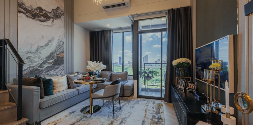 Кондоминиум с 2 комнатами в Бангкоке, Таиланд в Landmark @MRTA Station № 130516