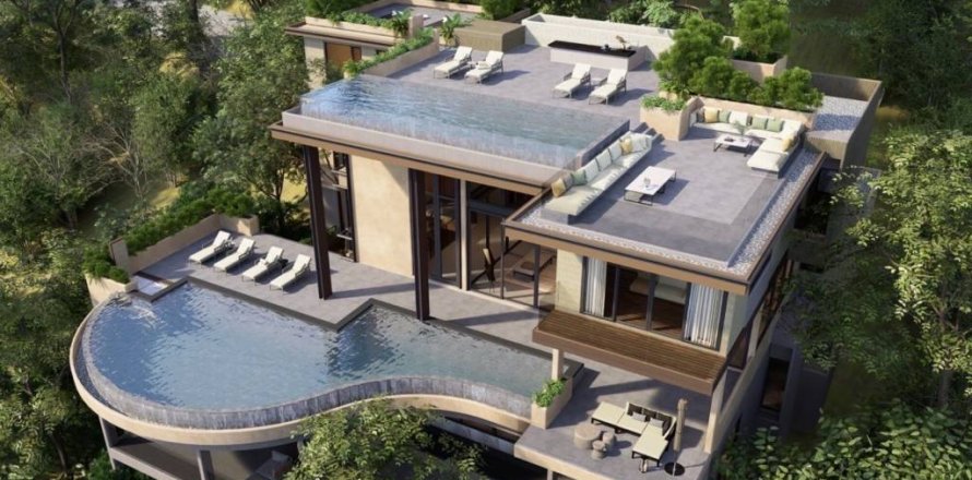 Вилла в Вичите, Таиланд с 5 спальнями  № 132550