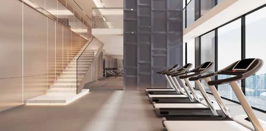 Квартира в Sapphire Luxurious Condominium Rama 3, Ян Нава, Бангкок, Таиланд с 2 спальнями  № 130766