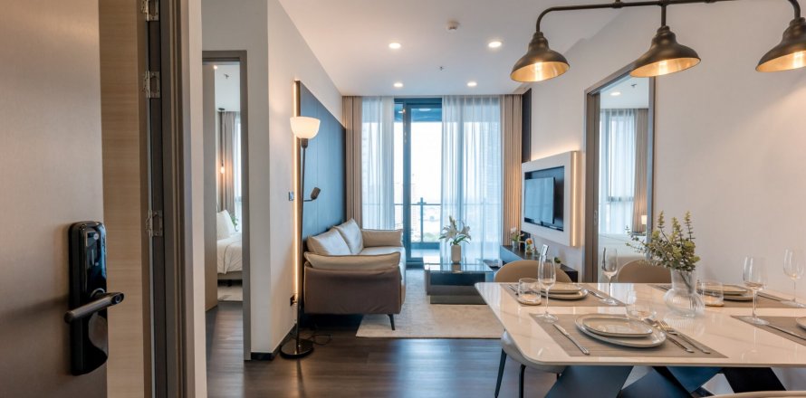 Квартира в Sapphire Luxurious Condominium Rama 3, Ян Нава, Бангкок, Таиланд с 1 спальней  № 130764