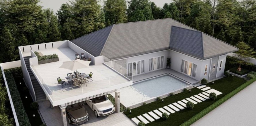 Вилла в Хуа Хине, Таиланд с 5 спальнями № 104208