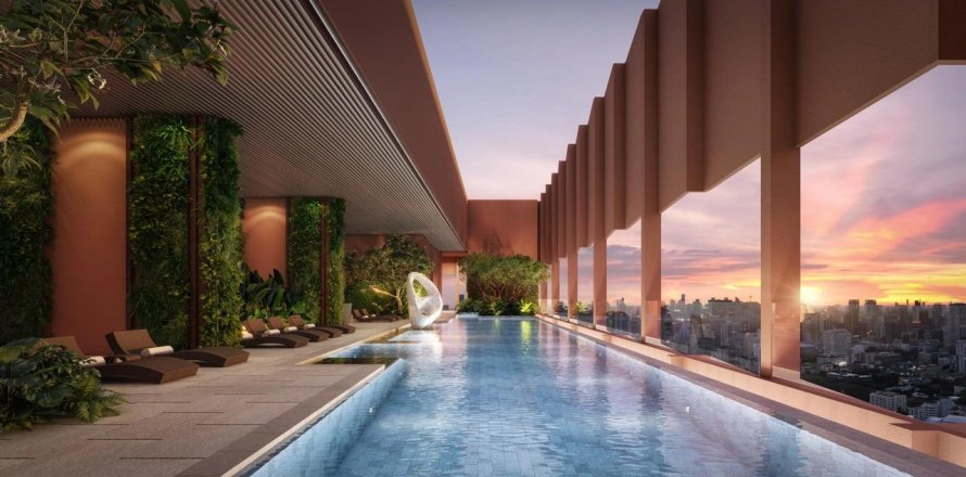 Квартира в Бангкоке, Таиланд с 3 комнатами  № 133117