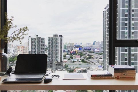 Студия в кондо в Бангкоке, Таиланд № 143984 - фото 8