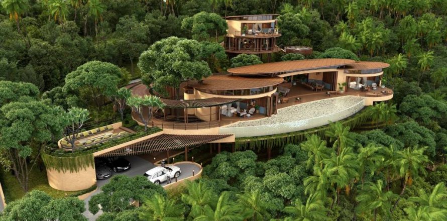 Вилла в Самуи, Таиланд с 6 спальнями  № 132682