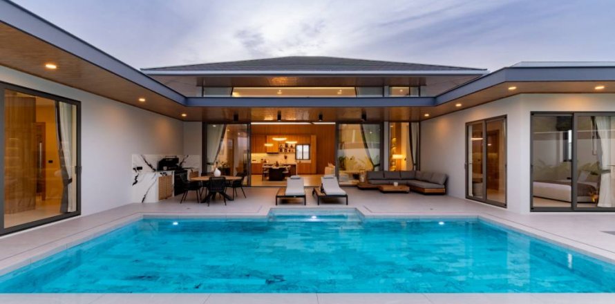 Вилла в Хуа Хине, Таиланд с 3 спальнями  № 119779