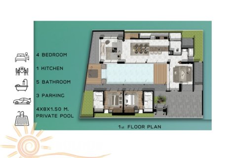 Villa in Chalong, Thailand 4 bedrooms № 124278 - photo 2