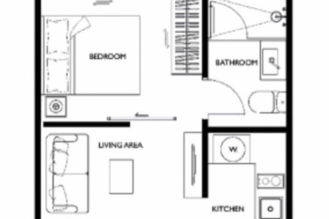 Condo in Bangkok, Thailand, 1 bedroom  № 143602 - photo 10