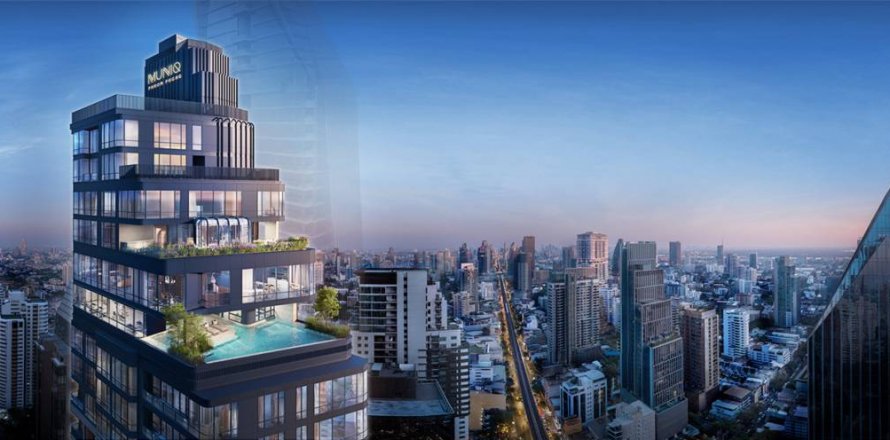 Кондоминиум с 1 спальней в Бангкоке, Таиланд № 124621