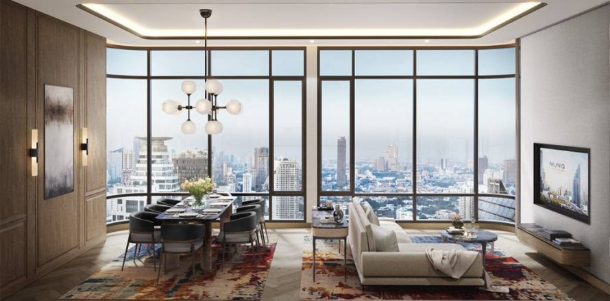 Кондоминиум с 1 спальней в Бангкоке, Таиланд № 124622